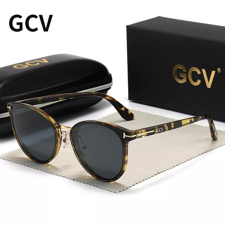 Lady Sunglasses Cat Eye Fashion  Sun Glasses Luxury Woman Female Brand  Ultralight Frame Tourism Party  Leisu