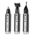 Kemei 4in1 rechargeable nose trimmer beard trimer for men shaver eyebrow nose hair trimmer for nose and ear cleaner grooming set