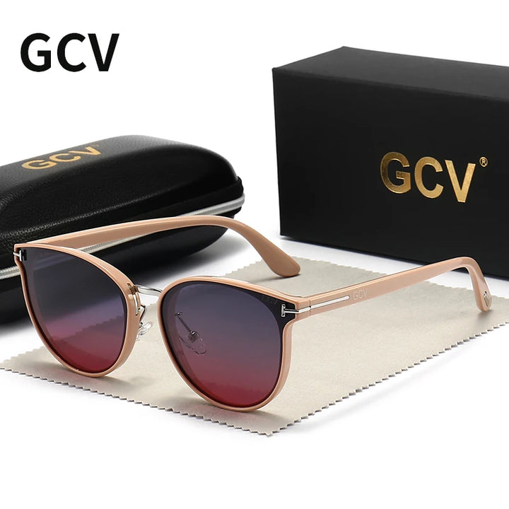 Lady Sunglasses Cat Eye Fashion  Sun Glasses Luxury Woman Female Brand  Ultralight Frame Tourism Party  Leisu