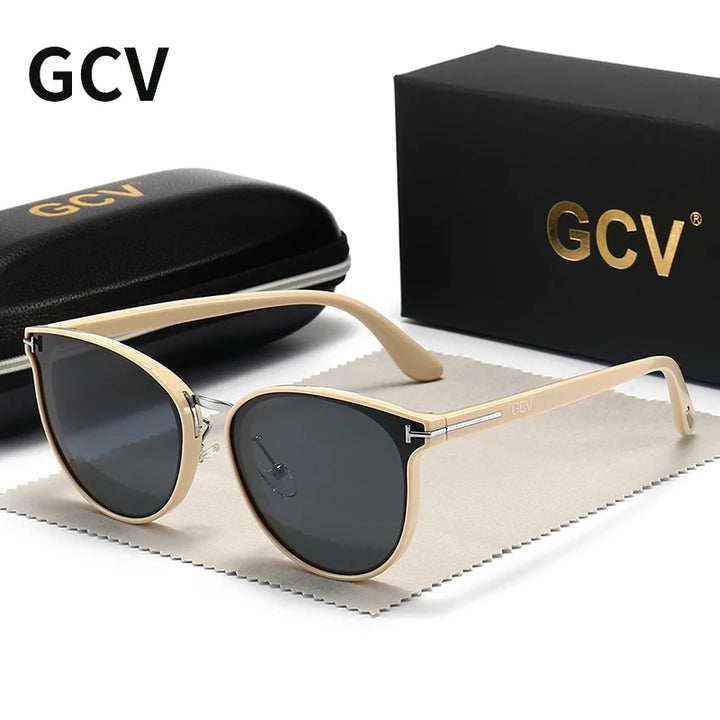 Lady Sunglasses Cat Eye Fashion  Sun Glasses Luxury Woman Female Brand  Ultralight Frame Tourism Party  Leisu