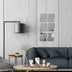 6pcs 3D Mirror Wall Stickers for Living Room