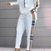 Two Piece Set Long Sleeve T Shirt Tops Pants Suit Women Tracksuit Sets.